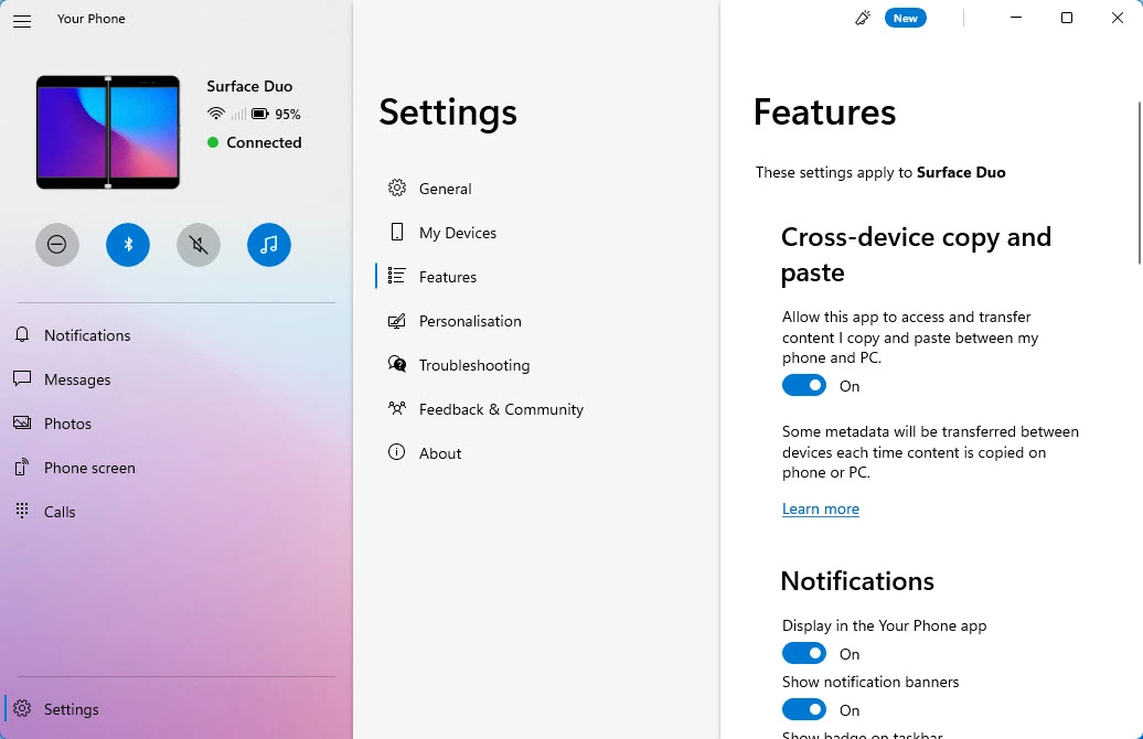 Step-by-step instructions for connecting phone to Windows PC using QR code